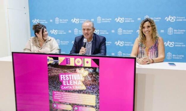 La localidad de Elena presentó en Río Cuarto una nueva edición de su festival