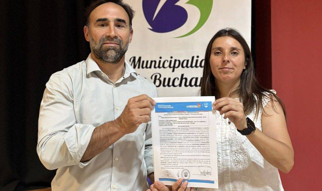 Buchardo inicia una obra histórica de agua potable que beneficiará a toda la localidad