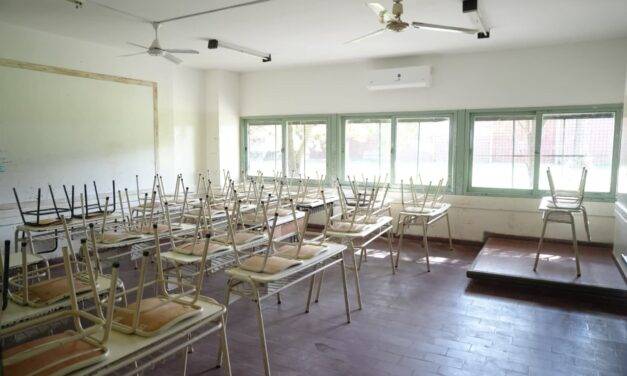 Climatización en las aulas de Villa María: se instalaron 18 equipos en el IPEM Nº275