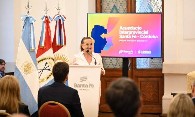 Avanza el Acueducto Santa Fe–Córdoba: Prunotto participó de la apertura de sobres de la obra estratégica