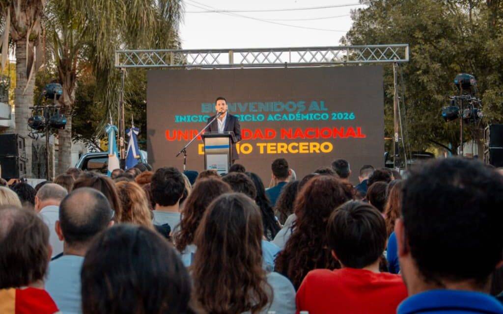 Río Tercero inauguró el ciclo académico 2026 de la Universidad Nacional de Río Tercero en una jornada histórica