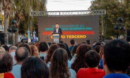 Río Tercero inauguró el ciclo académico 2026 de la Universidad Nacional de Río Tercero en una jornada histórica