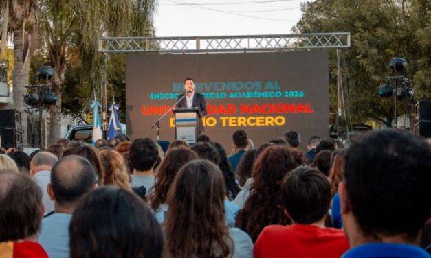 Río Tercero inauguró el ciclo académico 2026 de la Universidad Nacional de Río Tercero en una jornada histórica