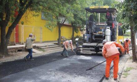 Villa María: En Las Playas, el Municipio avanza con 430 cuadras de pavimento