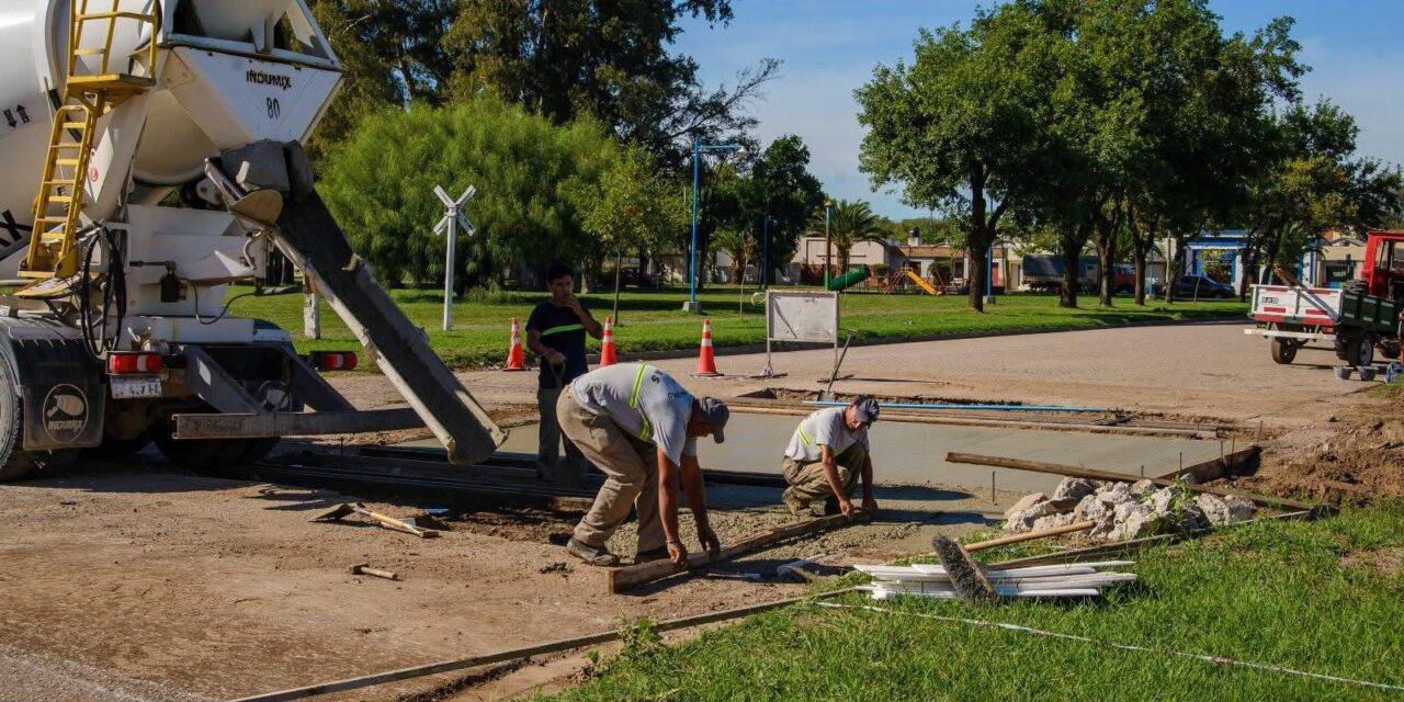 Arias avanza con la renovación de calzada en calle Corrientes
