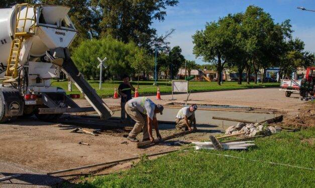 Arias avanza con la renovación de calzada en calle Corrientes