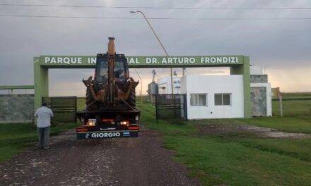 La Carlota: Avanzan las obras de infraestructura en el Parque Industrial Arturo Frondizi