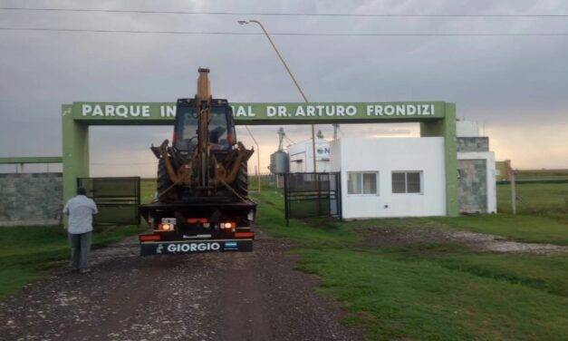 La Carlota: Avanzan las obras de infraestructura en el Parque Industrial Arturo Frondizi