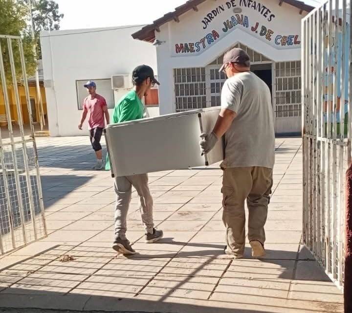 Villa Huidobro incorporó nuevo equipamiento para jardines de infantes