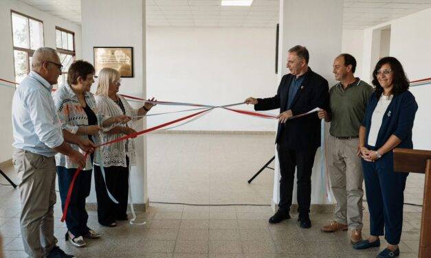 Inauguraron nuevas obras en el I.P.E.A. N° 127 Dr. Mateo Carusillo de Reducción