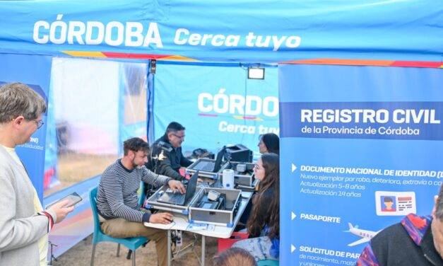 “Córdoba Cerca Tuyo” llega a Río Tercero con trámites, servicios y actividades para toda la familia