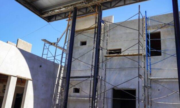 Las Higueras: la remodelación y ampliación del Centro de Salud entró en su última etapa