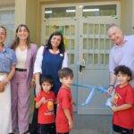 Prunotto encabezó la inauguración de una sala para niños de 3 años en Villa María