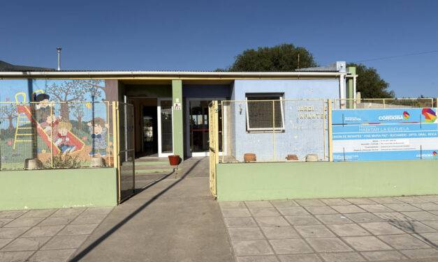 Buchardo: avanzan obras de mejora en el Jardín de Infantes José María Paz