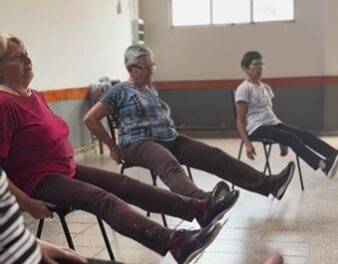 Villa Huidobro inició un taller lúdico motriz destinado a personas mayores