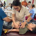 Villa Nueva realiza evaluaciones médicas deportivas para clubes baby en el SUM del Parque