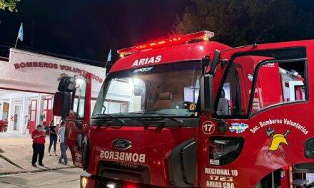 Arias: Bomberos Voluntarios presentaron una nueva unidad que lleva el nombre de Alejandro Schoepf