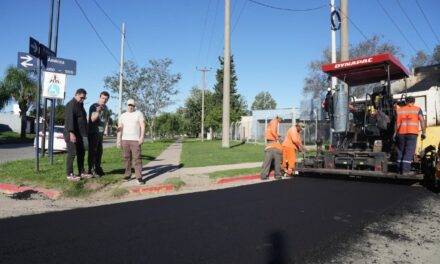Villa María: Avanza la pavimentación en el barrio San Juan Bautista