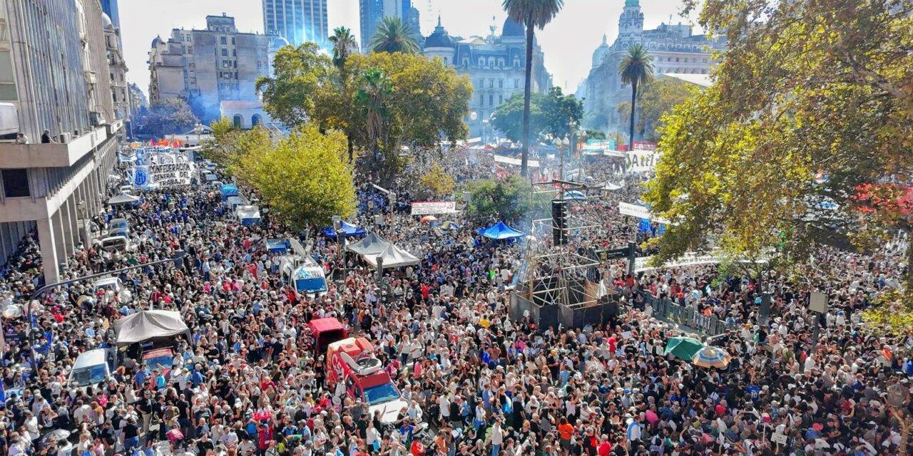 24M: miles de manifestantes marcharon a Plaza de Mayo exigiendo «que digan dónde están»