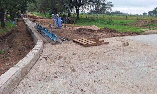 Bulnes: comenzó una nueva obra de infraestructura urbana en calle Mitre