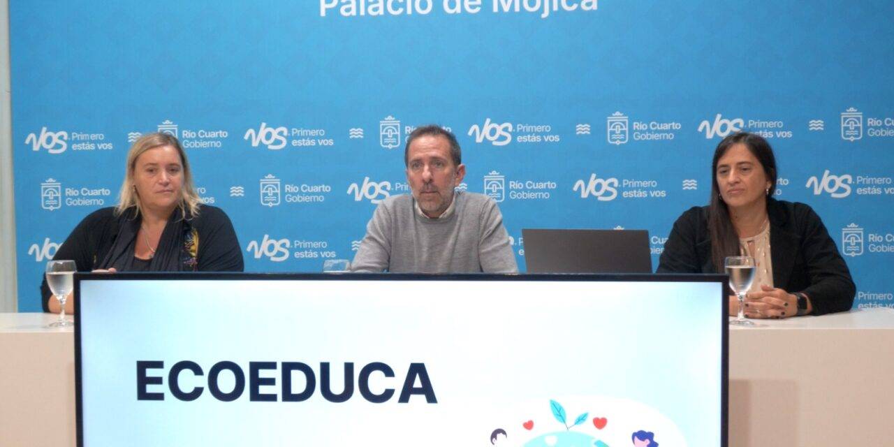 Río Cuarto: Presentaron la segunda edición del programa Ecoeduca