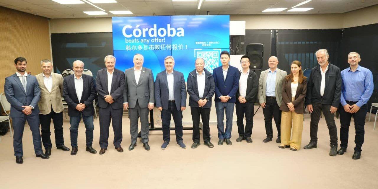 Accastello y Llaryora recibieron a autoridades de Fufeng Group por su interés en radicarse en Villa María