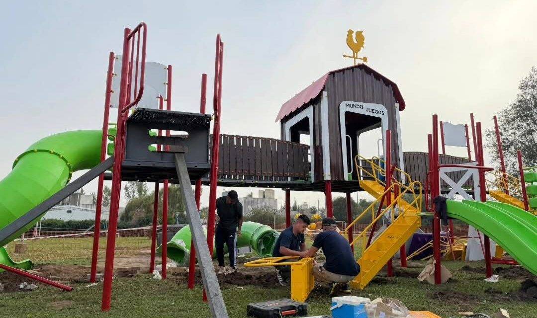 Las Higueras avanza con la puesta en valor de espacios verdes en dos barrios