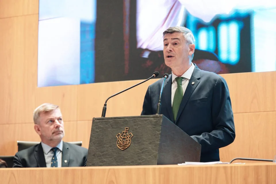 Passerini, con anuncios de más pavimentación, cloacas y la construcción del Hospital Veterinario