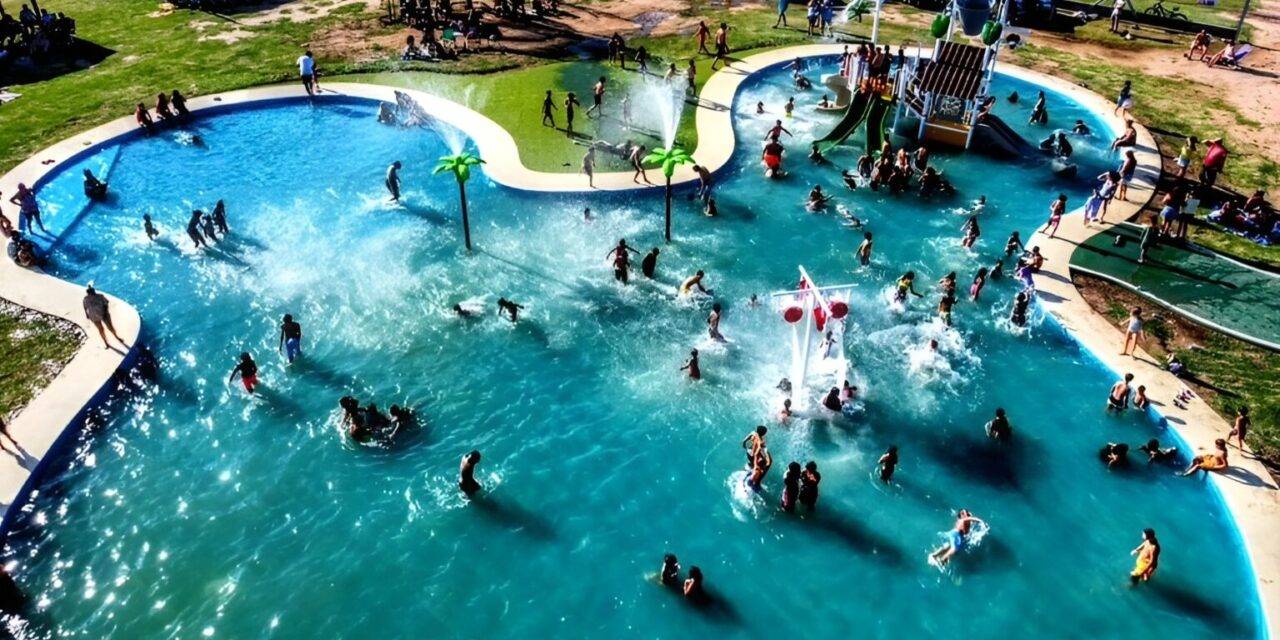 Canals inauguró su parque acuático municipal