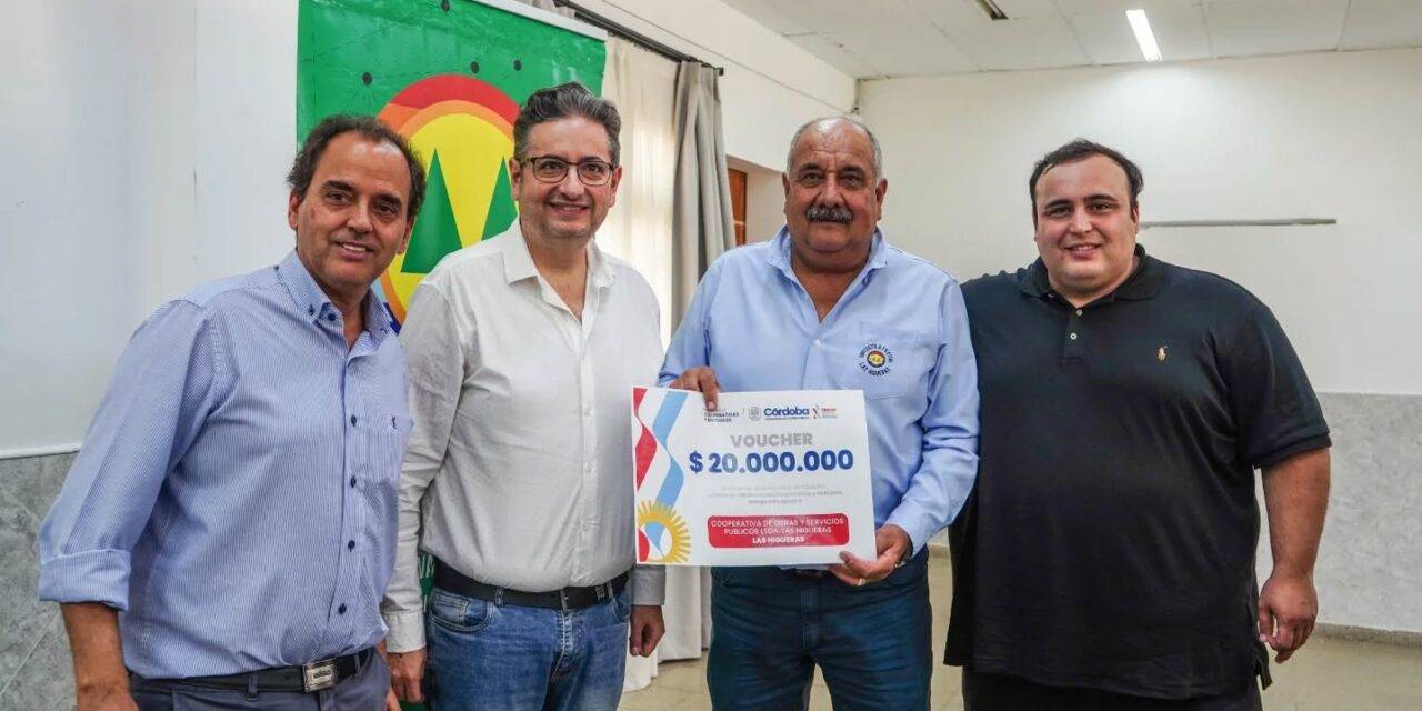 Las Higueras avanza con obras de gas, conectividad y aportes a instituciones