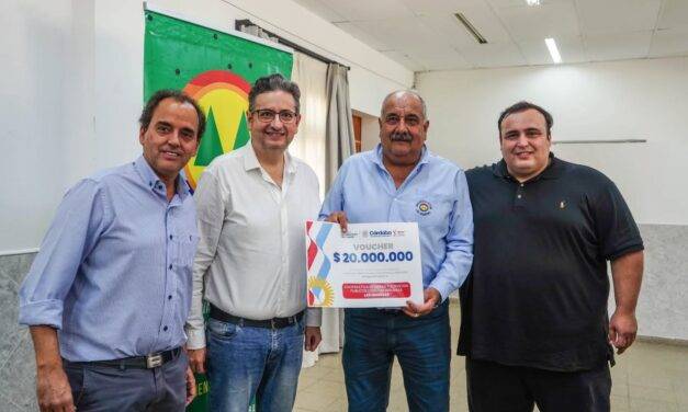 Las Higueras avanza con obras de gas, conectividad y aportes a instituciones