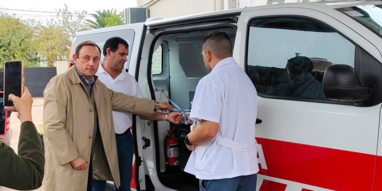 Jovita incorporó una nueva ambulancia y fortalece su sistema de salud