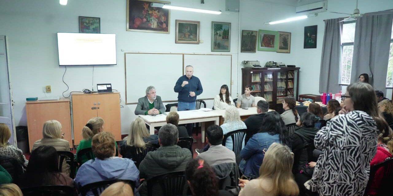 Villa María: la Coordinación Local de Educación se reunió en la Escuela Dr. José Bianco