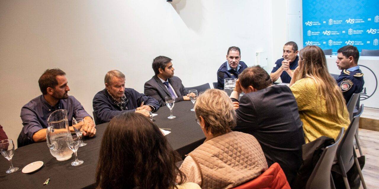 Mesa de Seguridad: presentación de nuevo esquema territorial en Río Cuarto