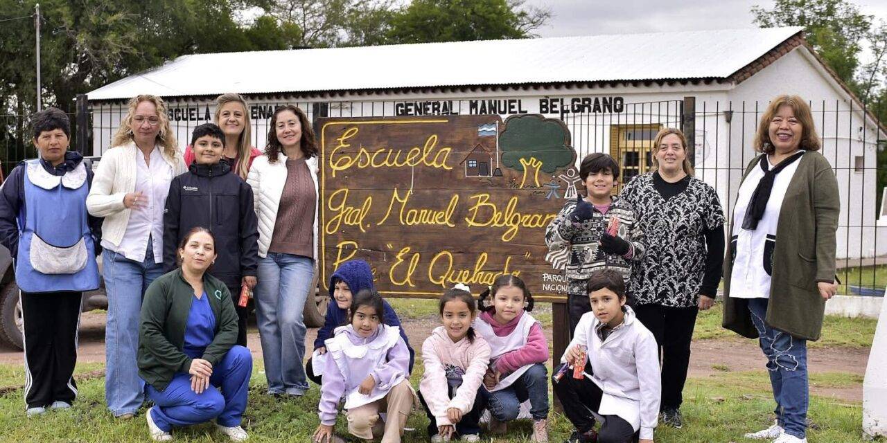 Embalse refuerza el acompañamiento a escuelas rurales con acciones de salud y deporte