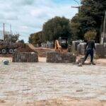 Alcira Gigena avanza con su plan de adoquinado y suma 28 cuadras en menos de tres años