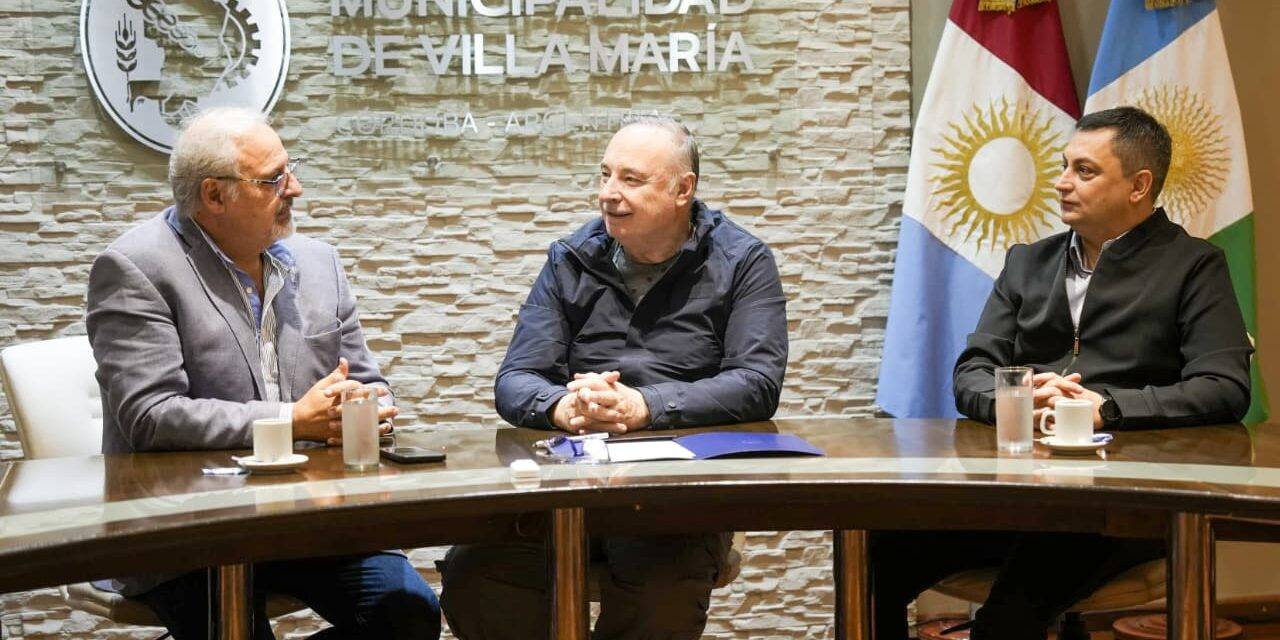 Villa María: Accastello se reunió con el intendente de Sinsacate
