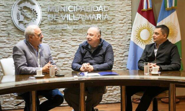 Villa María: Accastello se reunió con el intendente de Sinsacate