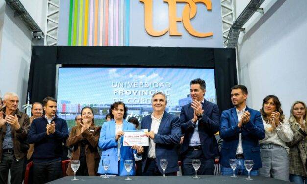 Marcos Juárez: Llaryora inauguró la primera etapa de la sede de la UPC