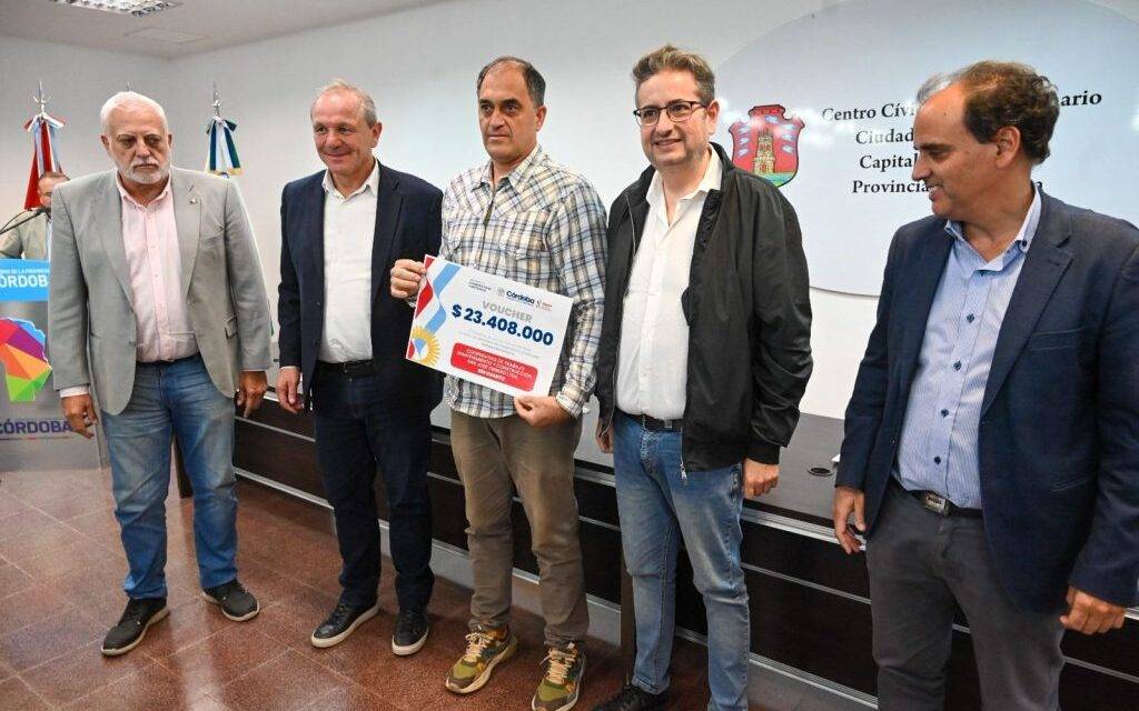 Con inversiones, la Provincia fortalece el desarrollo de localidades del departamento Río Cuarto