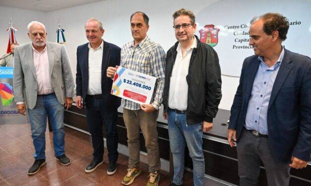 Con inversiones, la Provincia fortalece el desarrollo de localidades del departamento Río Cuarto