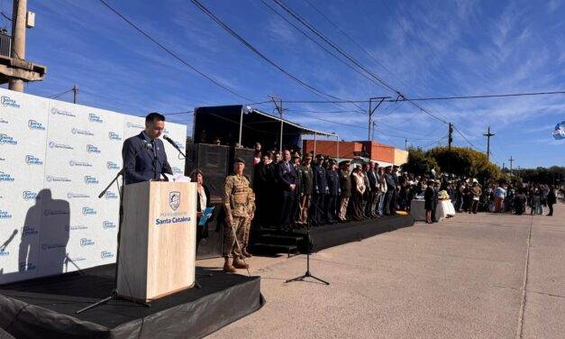 Holmberg celebró las Fiestas Patronales de Santa Catalina con fuerte acompañamiento institucional