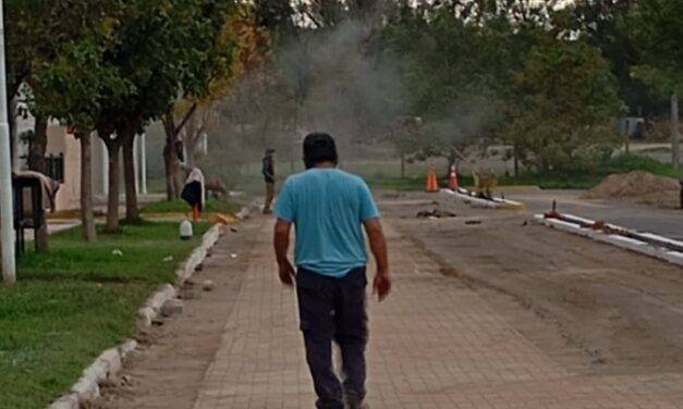 Avanza la fase final del ensanchamiento de calle Santa Fe en Chaján