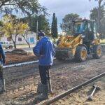 Bulnes avanza con la renovación de la Plaza San Martín
