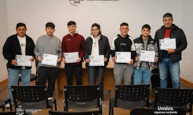 Reducción entregó certificados a los egresados del curso de Soldador Básico