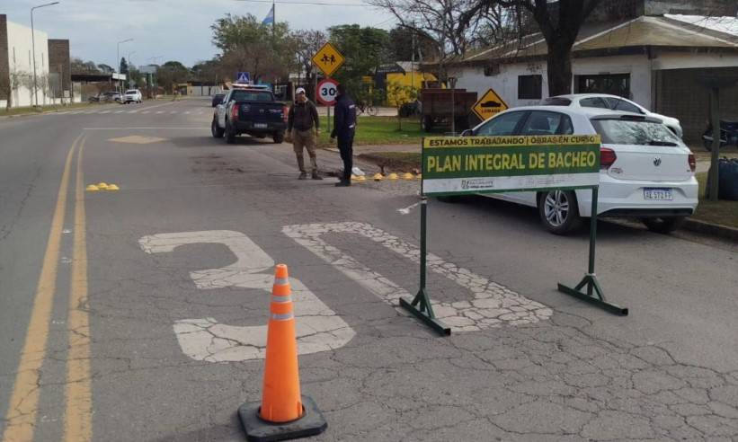 La Carlota instaló nuevos limitadores de velocidad y avanza con obras de infraestructura urbana
