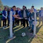 Del Campillo inauguró la cancha de fútbol “Las Águilas”