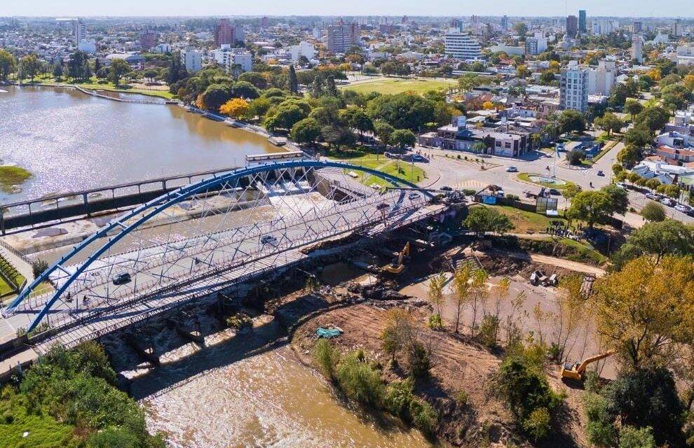 Río Ctalamochita: la Provincia ejecuta una obra de protección hídrica para Villa María y la región