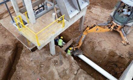 Almafuerte: tramo final de la obra de saneamiento que beneficiará a 16 mil vecinos