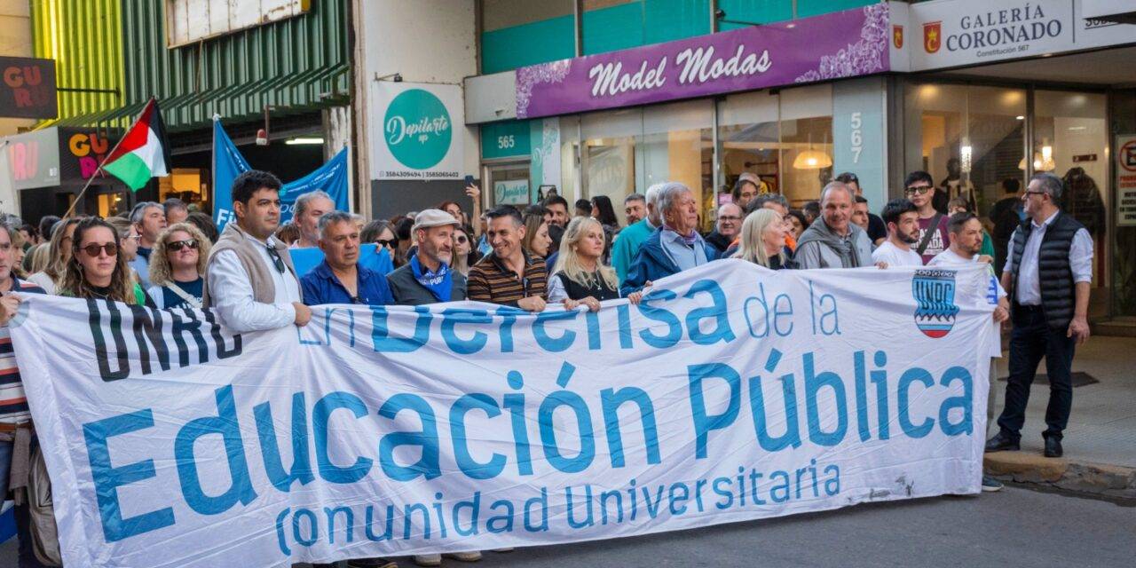 Más de 12 mil personas participaron en la 4ta Marcha Federal Universitaria en Río Cuarto